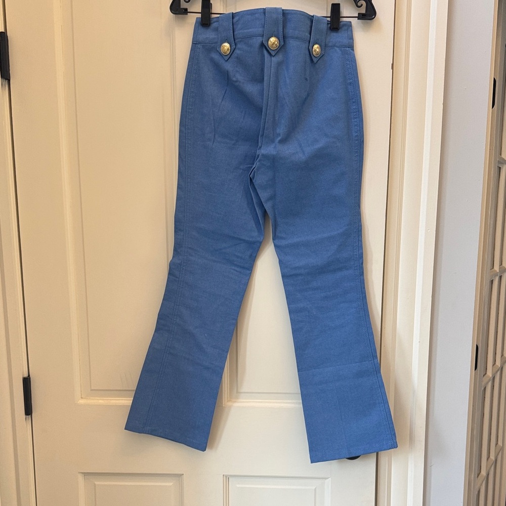 Derek Lam Io Crosby Denim Blue Pants - Picture 8 of 9